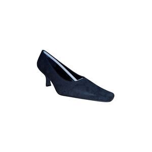Apostrophe - Kayla Black Square Toe Suede Heels - Womens Size 10 GREAT CONDITION